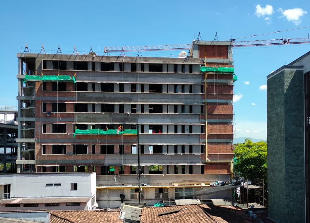 ​​Avances del 45% en la construcción de la Nueva Torre de Hospitalización